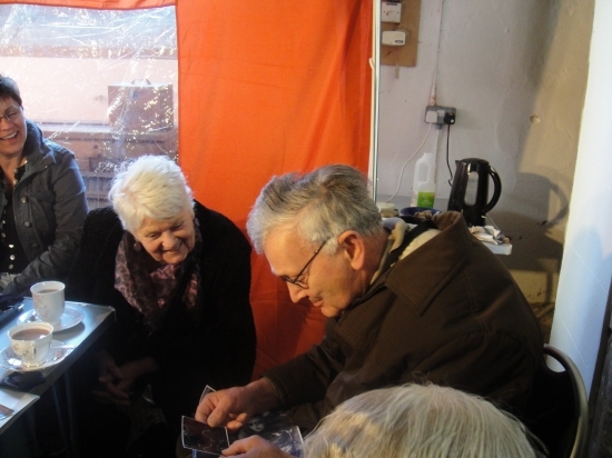 Ray talking to Joan.