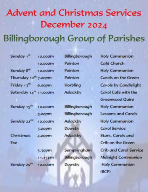 Advent and Christmas poster