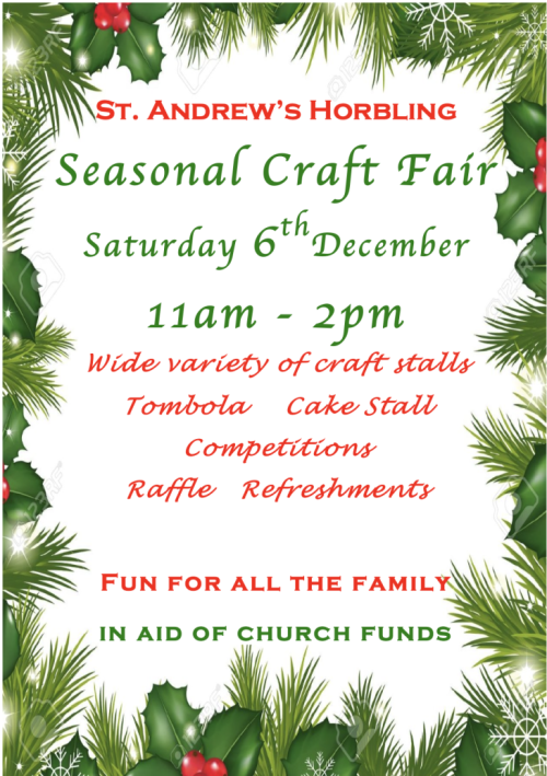 Horbling Craft Fair
