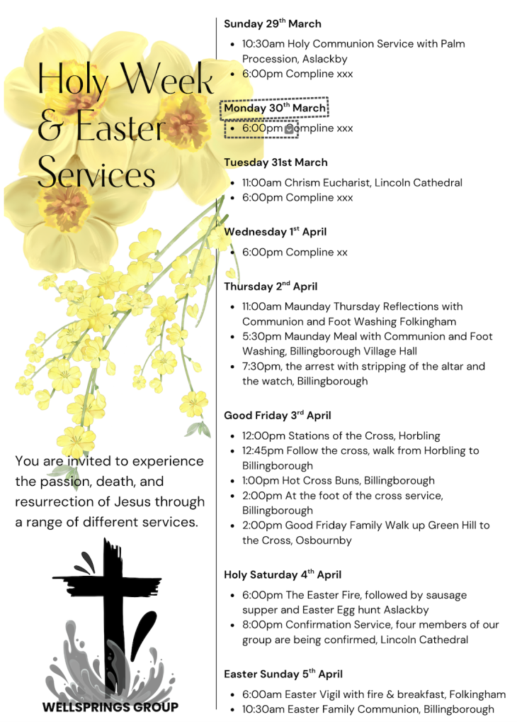 Holy Week and Easter