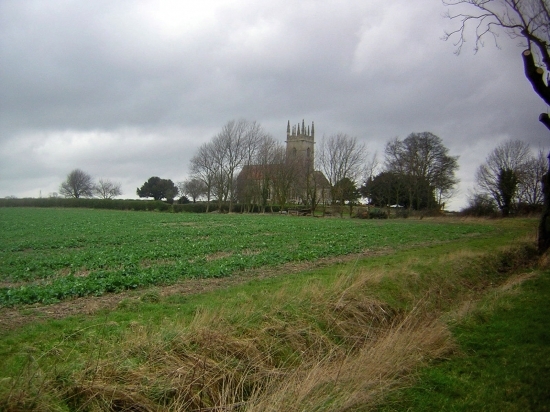 View across the fields
