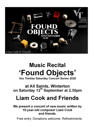 Music Recital - Liam Cook and Friends